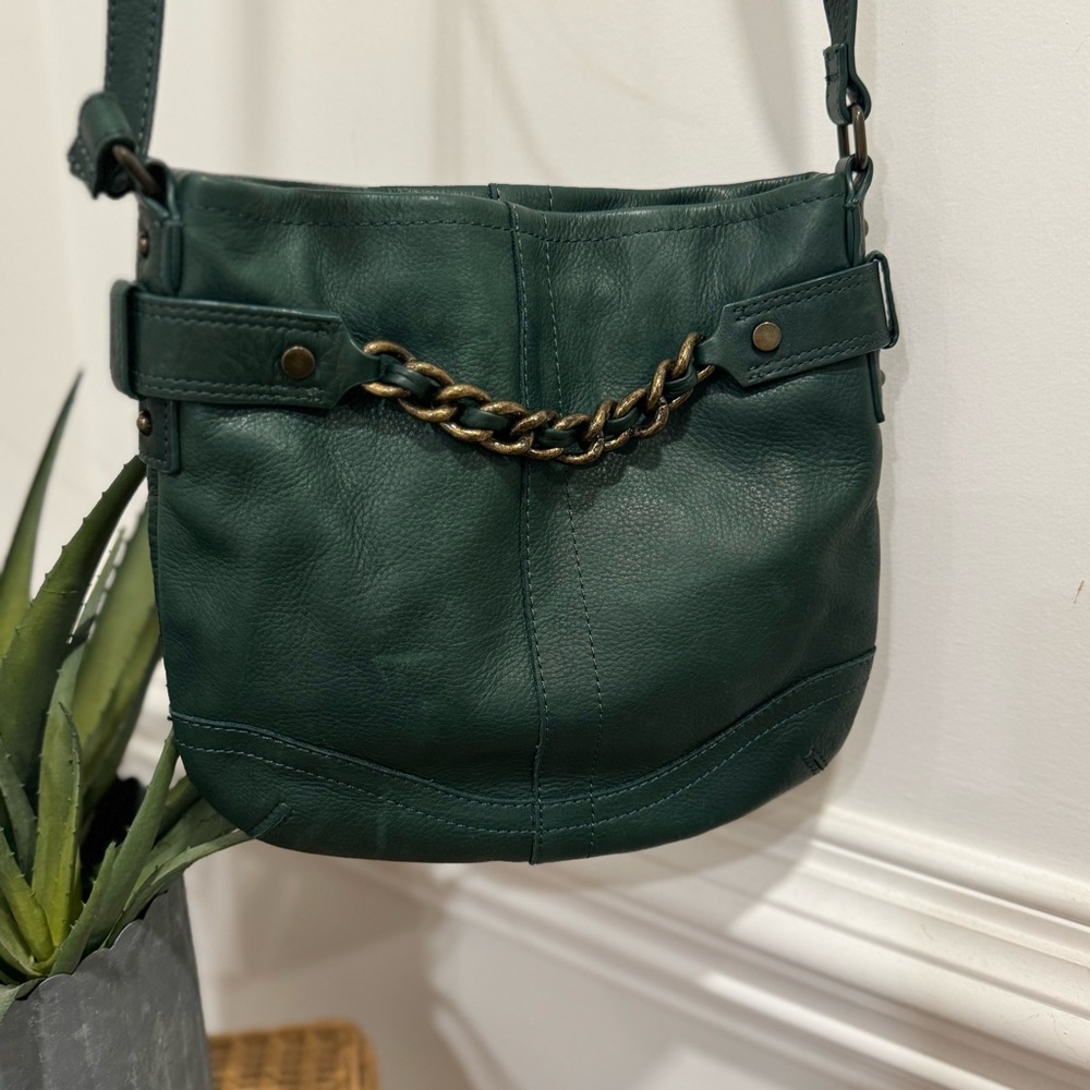 American Leather Co Elton Crossbody Purse /